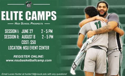 nsu basketball camp|oklahoma state elite basketball camp.